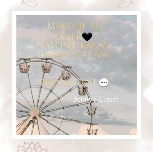 Make me an offer,  I won't know unless you ask! 😍